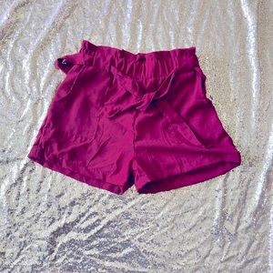 Fashion Nova - Burgundy Shorts